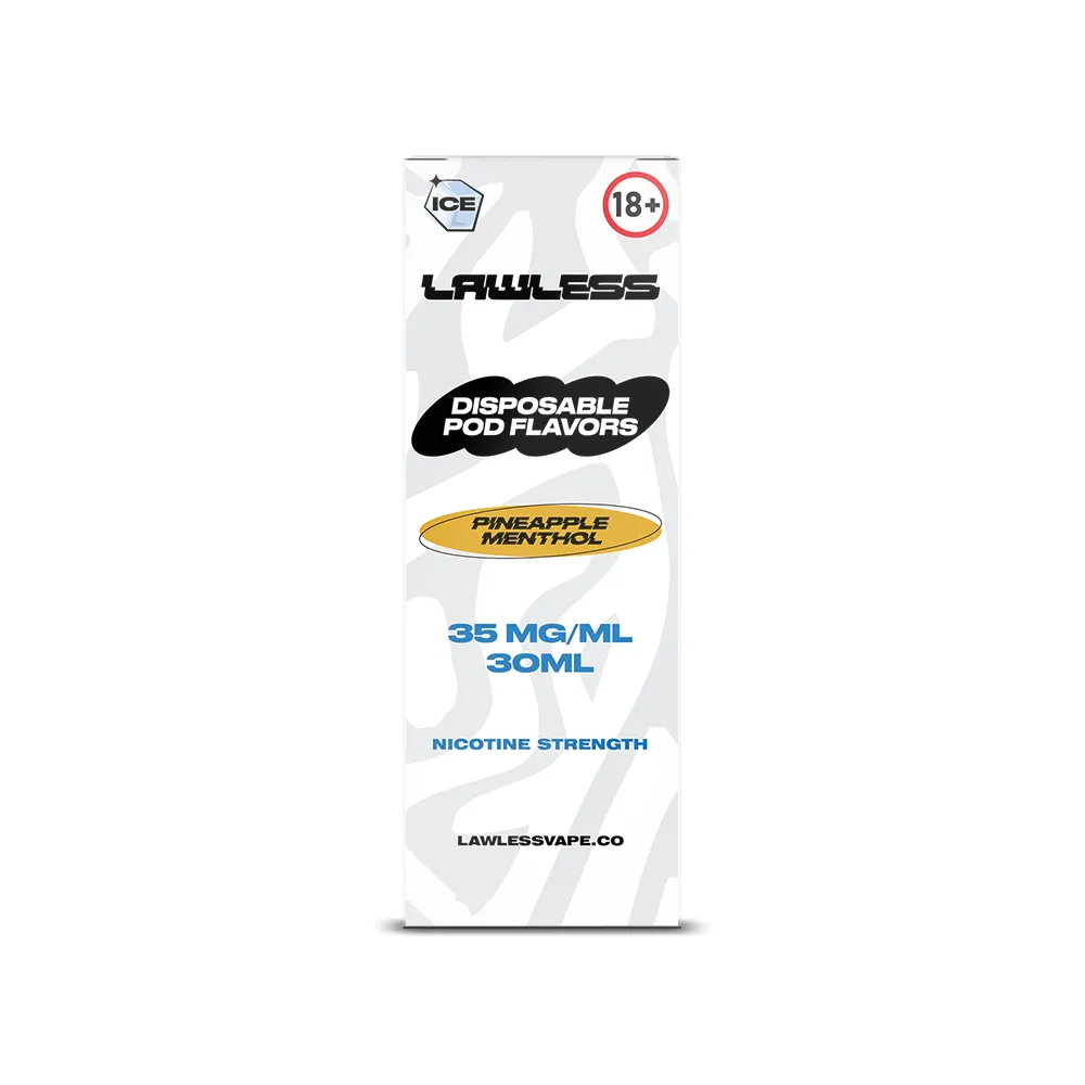Pineapple Menthol -Disposable Pod Flavor E-Liquid