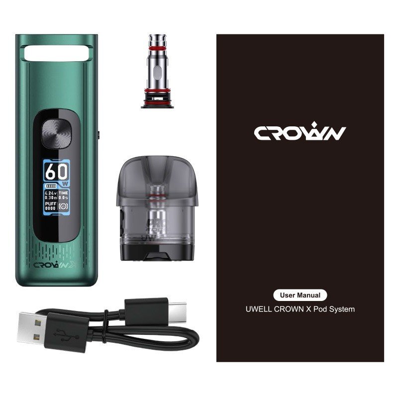 Uwell Crown X Pod Kit 60W - Image 10