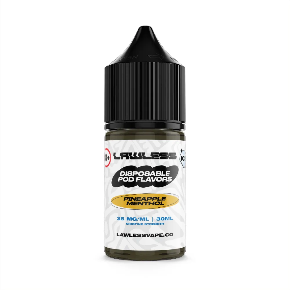 Pineapple Menthol -Disposable Pod Flavor E-Liquid - Image 2