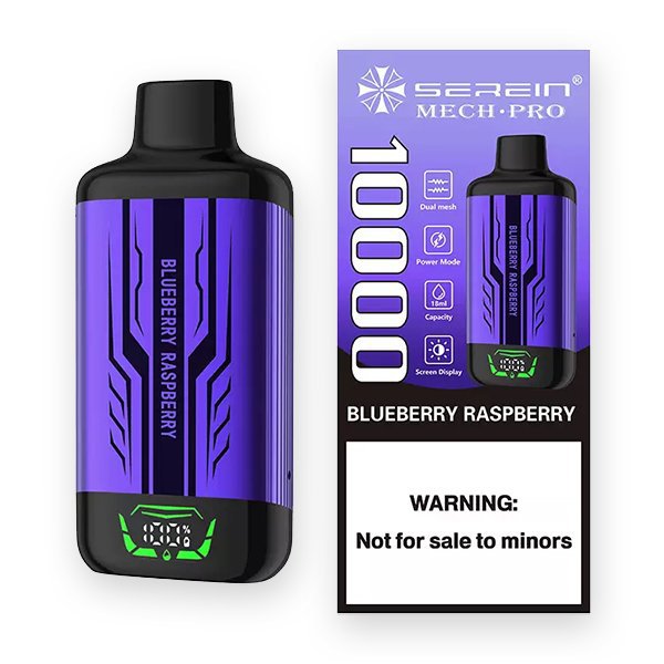SEREIN MECH-PRO 10000 Puffs Blueberry Raspberry - Image 2